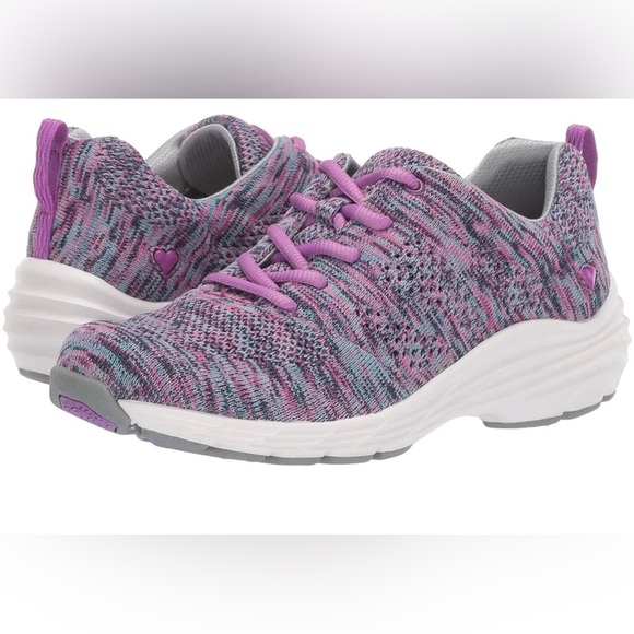 NEW Nurse Mates Tabor Purple Woven Women 6M Slip Resistant Align Tennis shoes - Picture 8 of 9